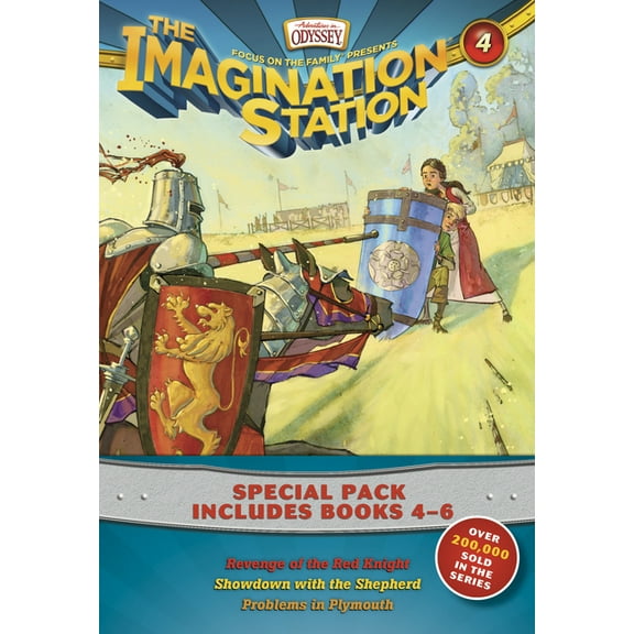 Imagination Station Books Imagination Station Books 3-Pack: Revenge of the Red Knight / Showdown with the Shepherd / Problems in Plymouth, (Paperback)