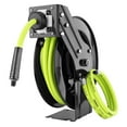 thumbnail image 2 of Flexzilla® Retractable Air Hose Reel, Open Face, Single Axle Arm, 3/8" x 25', ZillaGreen™, 2 of 7