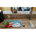 thumbnail image 2 of Snowman with Maltese Dish Drying Mat, 2 of 7