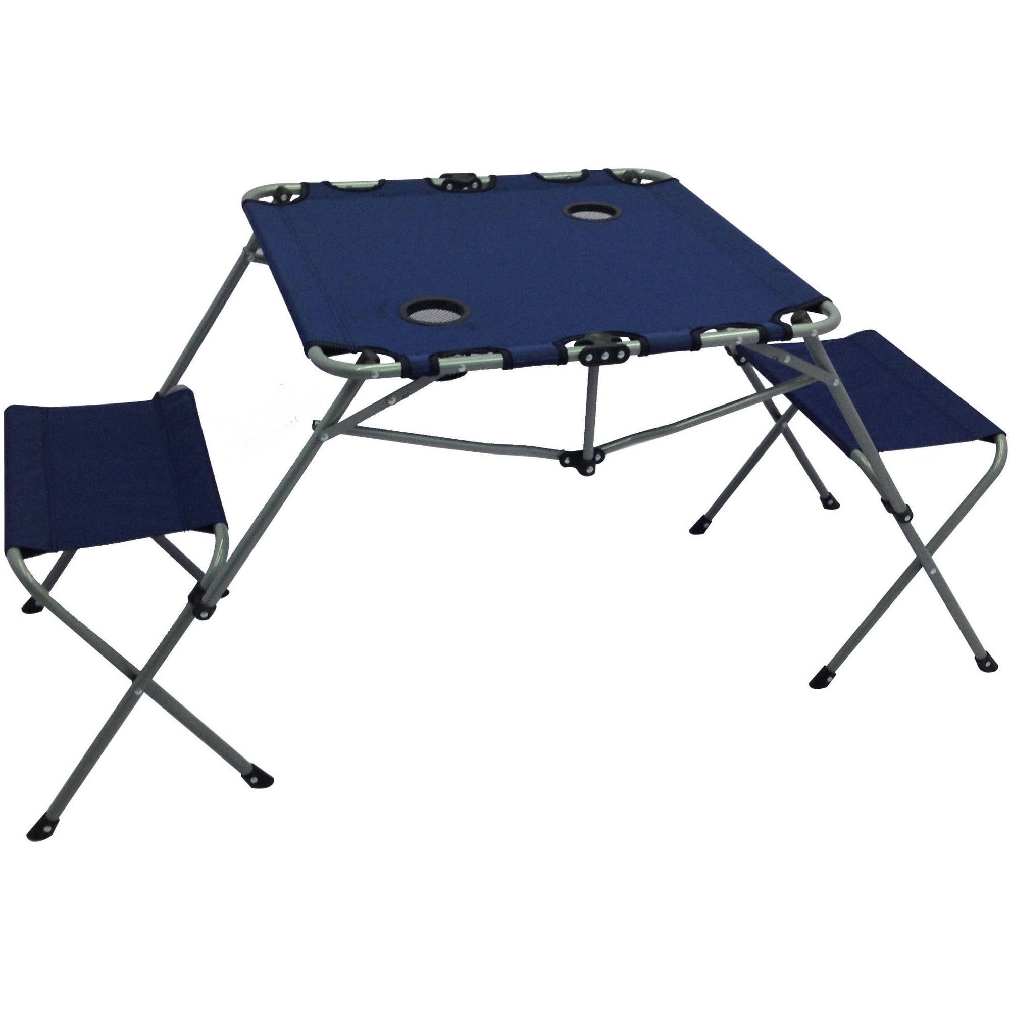 camping table and chairs