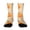 Khaki, variant on Voska Pumpkin Bat Patterns Stretch Mid-Calf Socks - Designed specifically for running, stylish and breathable for training. Beige One Size