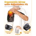 thumbnail image 4 of 2026 Shoulder Massager – Cordless Shoulder Heating Pad with Vibration for Deep Tissue Comfort, Heated Shoulder Wrap with 3 Heating Levels & Vibration, Adjustable Straps, Left or Right, 4 of 9
