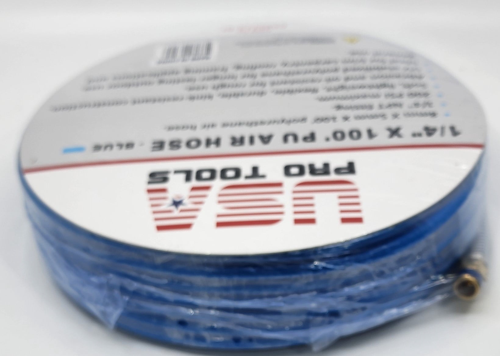 USA PRO TOOL CPSST14-BL(PU) Polyurethane Non-Transparent Air Hose 1/4in. x 100ft
