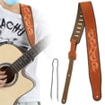 thumbnail image 4 of Sangle de Guitare en Cuir Véritable Mat Accessoires d'Instruments de Musique Électriques, 4 of 8
