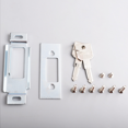 thumbnail image 5 of Manija de cerradura de puerta de entrada para RV con cerrojo de paleta, pestillo de puerta para RV con 2 llaves de repuesto para cerradura de puerta de RV - Kit de cerradura de seguridad de entrada universal. Sailing Electrónica, 5 of 5