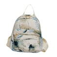 thumbnail image 2 of Mini mochila para mujer, mochila pequeña, bolso de almacenamiento de moda, bolso de mano, mochila para viajes en la calle, trabajo, oficina, mochilero Verde claro, 2 of 9