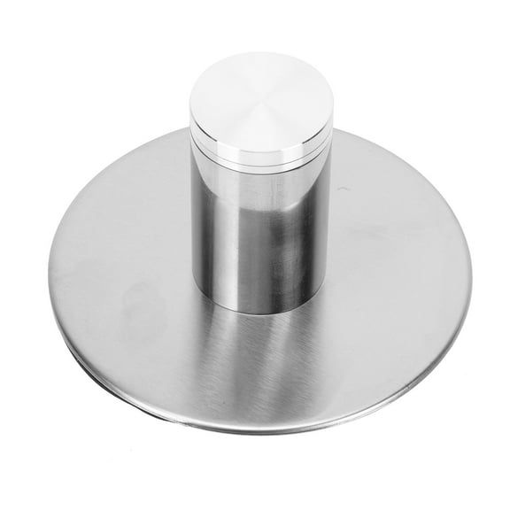 ROMANSENTIAL 1Pack Rotating Tray Base Silver Stainless Steel Cake Base Tray for Food Display