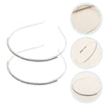 thumbnail image 4 of 2 piezas Exquisitas bandas de cabello delicada diadema de perla Decoración de la banda de cabeza elegante de la cabeza, 4 of 5