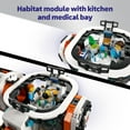 thumbnail image 6 of LEGO City Modular Galactic Spaceship Toy - Buildable Space Toy for Kids, Boys and Girls, Ages 7+ - Includes 4 Astronaut Minifigures & Alien Figure - Gift Idea for Birthdays and Holidays - 60446, 6 of 8