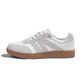 thumbnail image 1 of Zapatillas LUCKY STEP para mujer, clásicas, retro, suela de goma, piel blanco/gris, 1 of 8