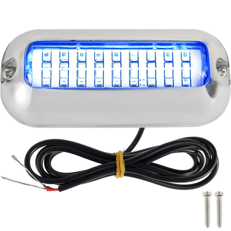 fyrretræ vand Proportional JTWEEN 27LED Marine Boat Lights 74LM 12V 50W LED Interior Lights IP68  Waterproof 3.7" Boat Deck Courtesy Cockpit Decorative Light Navigation  Lights w/316 Stainless Steel Case for Yacht - Walmart.com