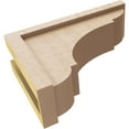 thumbnail image 6 of 5"W x 15"D x 10"H Classic Bryant Rough Cedar Woodgrain TimberThane Corbel, Primed Tan, 6 of 6