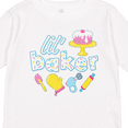 thumbnail image 4 of Inktastic Lil' Baker Icing and Cake Boys or Girls Long Sleeve Toddler T-Shirt, 4 of 5