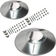 2 Units Patio Heater Heat Reflector Shield, Replacement Dome Part for Outdoor Heaters