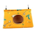 thumbnail image 4 of Hamaca cálida para pájaros, hamaca colgante, cobertizo de terciopelo, jaula para cabaña, escondite de pájaros de felpa, cama para dormir para cacatúas , M M, 4 of 8