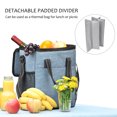 thumbnail image 7 of Tirrinia Polyester Leakproof Insulated Wine Tote Cooler Bag,Wine Carrier,Champagne Carrier Bag,Portable Waterproof Wine Bag, 7 of 7