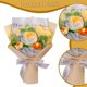 thumbnail image 5 of Ramo de flores de crochet terminado Ramo de flores artificiales Arreglos florales Amarillo, 5 of 8