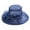 Navy, variant on European and Fashion Sun Hat Mesh Lace Flower Sun Hat Outdoor Foldable Large Brim Women's Hat Summer Wide Brimmed Hats for Men Beach Fashion for Women Utility Hat Zookeeper Hat Women Hats