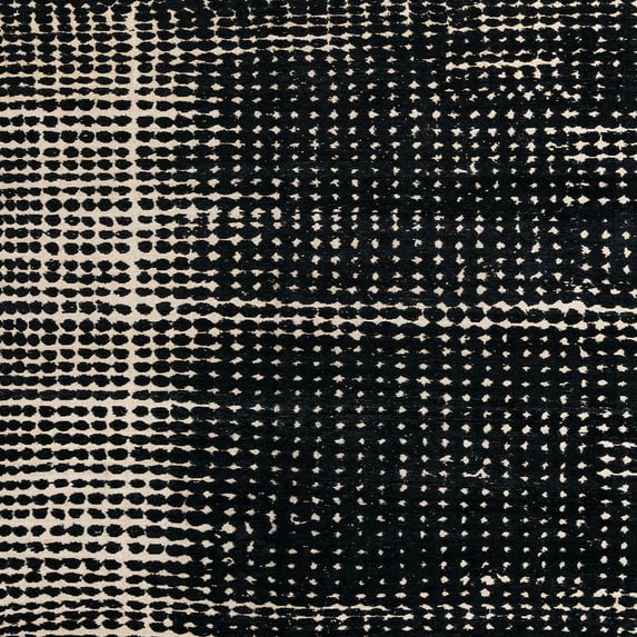 Ahgly Company Machine Washable Indoor Square Abstract Sandstone Brown Area Rugs, 3' Square