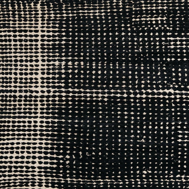 Ahgly Company Tapis d'Intérieur Lavables en Machine Carré Abstrait Grès Brun, 4' Carré