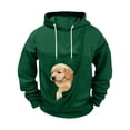 thumbnail image 3 of Zlsgbmv Mens Pet Pouch Hoodies Dog Holders Hooded Sweatshirts Big and Tall Pullover Comfy Animal Carrier Long Sleeve Winter Tops S-5XL, 3 of 6