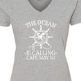thumbnail image 4 of Inktastic Cape May New Jersey Women's V-Neck T-Shirt, 4 of 5