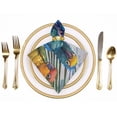 thumbnail image 2 of Nawy Parrot Tropical Birds Polyester Dinner Napkin for Dining Table Kitchen Party Decor 6 PCS, 2 of 7