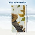 thumbnail image 3 of PHYHOO  Cute Sloth Branch Leaves Beach Towel, Absorbent Quick Dry Swimming Yoga Beach Towels, Sand Free Microfiber Beach Towel 30x60in, 3 of 8
