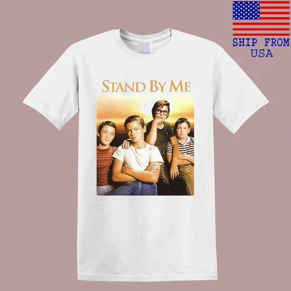 Stand by Me Retro Movie Men's White T-Shirt Size S-5XL