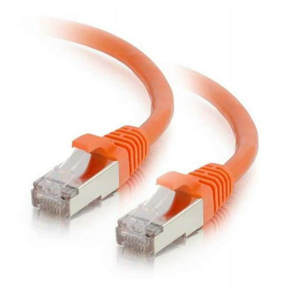 4 ft. Cat6 Snagless Shielded-STP Ethernet Network Patch Cable- Orange