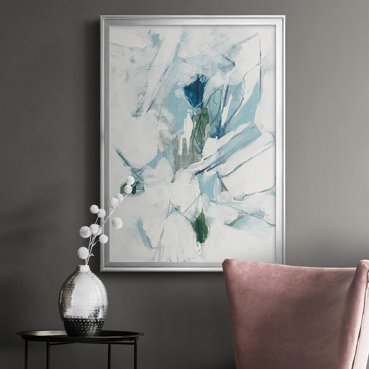 Ice Cavern IV Premium Framed Print, in Gold, Black, or Silver - Ready to Hang