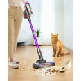 thumbnail image 6 of Hosaud Cordless Vacuum Cleaner - 45000pa 550W 55mins 2600mAh Lightweight Stick Vacuum Cleaners for Home Pet Hair Carpet Floor Purple, 6 of 11