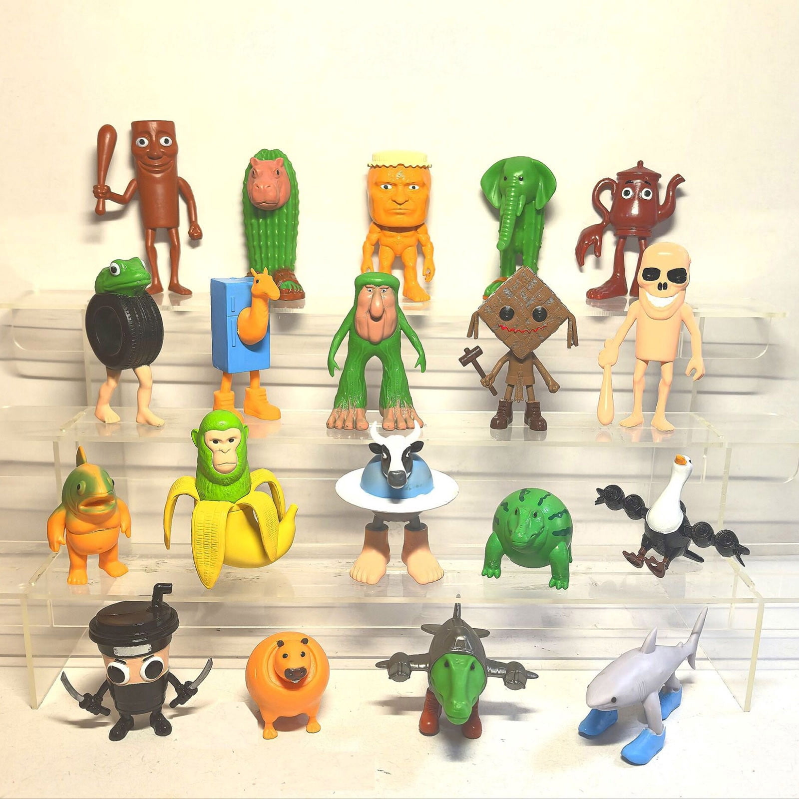 2025 Halloween Italian Brainrot Toys- 19Pcs Italian Brainrot Toy