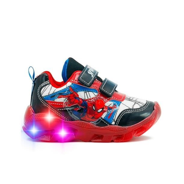 Tenis Con Imaginacion Para Ninos Spider Man Con Luces Casual rojo 20 Walmart en linea