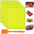 thumbnail image 3 of YOPTOP 4pcs Silicone Dehydrator Mats With Edge  Non-stick Dehydrator Sheets  Multifunctional Dehydrator Trays With Silicone Scraper  Dishwasher Safe For Making Fruit Leather Vegetables  K,Icon Kit, 3 of 7