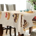 thumbnail image 5 of Yayeee Tablecloths 60" x 120" Rectangle Wrinkle Resistant Party Table Cover, Red Cakes, 5 of 8