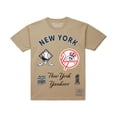 thumbnail image 2 of Men's Mitchell & Ness  Cream New York Yankees Legacy Defined T-Shirt, 2 of 3