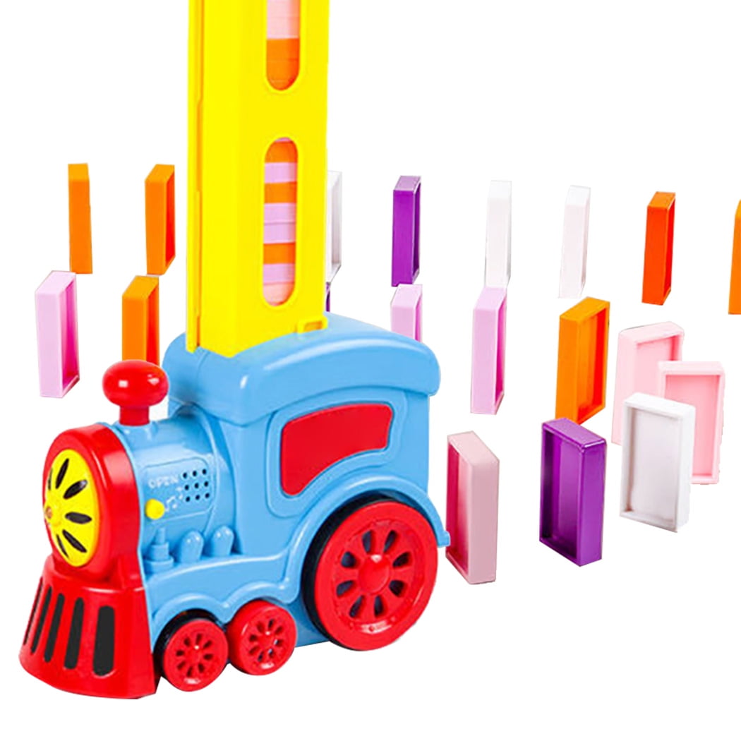 Automatic Train Toy Set Interactive Block Stacking Toy Block Train Set