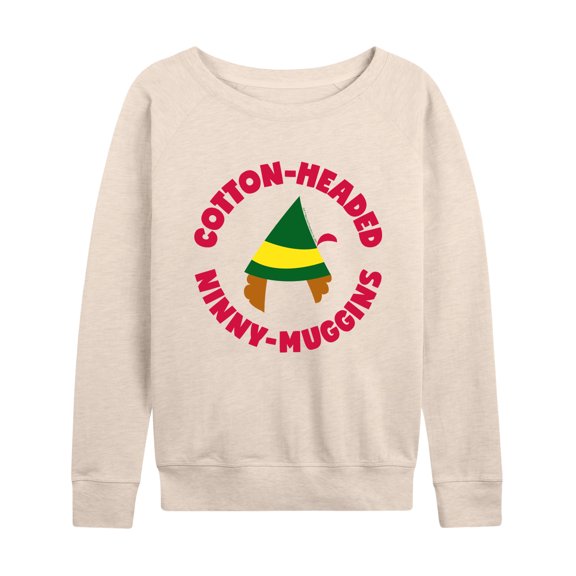 ELF - Christmas Family Set Ninny Muggins - Women's Lightweight French Terry Long Sleeve Shirt