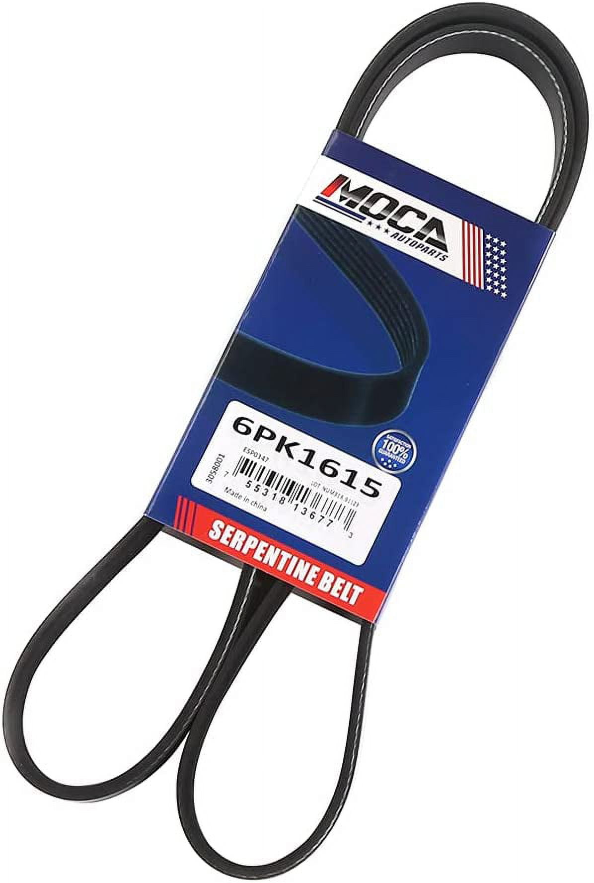 MOCA AUTOPARTS 6PK1695 Serpentine Belt for 14-18 for BMW MOCA AUTOPARTS 6PK1695 Serpentine Belt for 14-18 for BMW