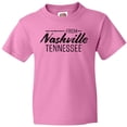 thumbnail image 3 of Inktastic From Nashville, Tennessee- State Capital Distressed Text Youth T-Shirt, 3 of 5