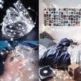 thumbnail image 3 of Morttic 50 LED 17 FT Copper Wire String Lights Battery Operated 8 Modes with Remote, Waterproof Fairy String Lights for Indoor Outdoor Home Wedding Party Decoration,Cool White, 3 of 15