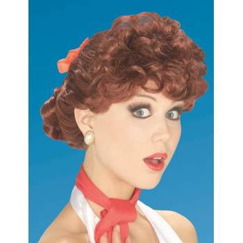 50 S Housewife Wig Auburn Walmart Com