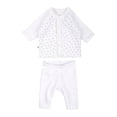 thumbnail image 1 of Conjunto Baby Creysi Unisex 0 Meses Estampado Estrellitas Blanco 2 Pzas, 1 of 3