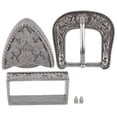 thumbnail image 1 of Alloy Buckle,Vintage Style Handmade Carving Buckle Belt Buckle Set High-Precision Functionality, 1 of 14