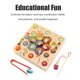 thumbnail image 3 of Juego De Pesca De Madera Juguete Para Niños Rompecabezas Magnético Y Tablero Preescolar De Abeja Habilidades Motoras Juguetes Educativos Para Niños Kearding FN006287-00, 3 of 6