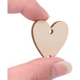 thumbnail image 3 of 50 piezas en total, círculos de madera, etiquetas de corazón de madera con agujeros y 30 mm para tableros de cumpleaños, San Valentín, 3 of 5