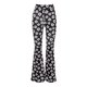 thumbnail image 1 of Txlixc - Pantalones acampanados para mujer, con diseño de corazón/floral, elásticos, de cintura alta, ajustados Txlixc Estilo de ocio, 1 of 5