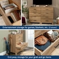 thumbnail image 3 of Sauder Rosedale Ranch Engineered Wood 4-Drawer Chest in Timber Oak Finish, 3 of 11