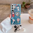 thumbnail image 1 of Cute Snoopy Charlie Brown Keychain Charm Phone Case Cover for Samsung Galaxy, iPhone 12 Pro Max, 1 of 8